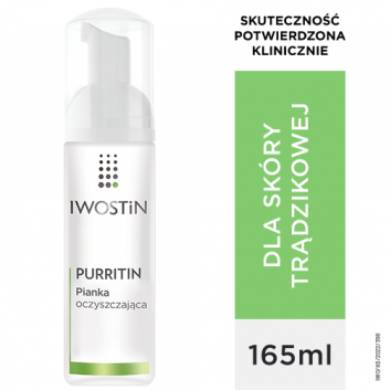 IWOSTIN PURRITIN Pianka oczyszczająca, 165 ml - obrazek 1 - Apteka internetowa Melissa