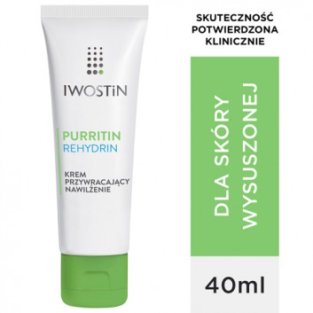 IWOSTIN PURRITIN REHYDRIN Krem przywracający nawilżenie - 40 ml - obrazek 1 - Apteka internetowa Melissa