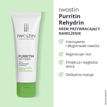 IWOSTIN PURRITIN REHYDRIN Żel nawilżający do mycia twarzy - 150 ml - obrazek 4 - Apteka internetowa Melissa