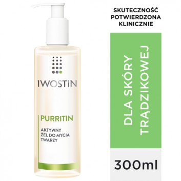 IWOSTIN PURRITIN Żel do mycia twarzy - 300 ml - cena, opinie, skład