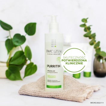 IWOSTIN PURRITIN Żel do mycia twarzy - 300 ml - cena, opinie, skład - obrazek 6