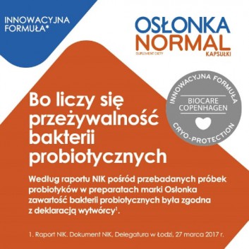 OSŁONKA NORMAL , 10 kaps., cena, wskazania, właściwości - obrazek 2 - Apteka internetowa Melissa