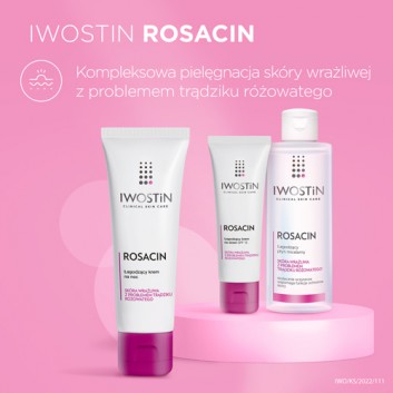 IWOSTIN ROSACIN Krem na noc zmniejszający rumień w trądziku różowatym - 40 ml - obrazek 6
