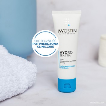 IWOSTIN HYDRO SENSITIA Krem intensywnie nawilżający SPF15 - 50 ml - obrazek 5