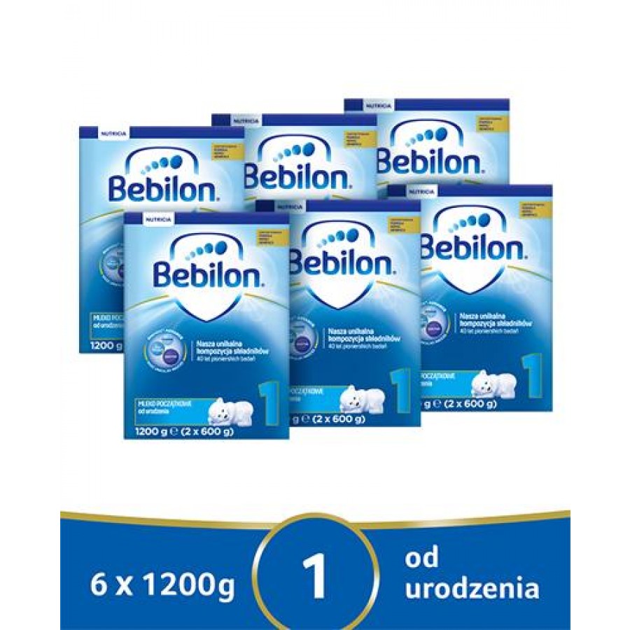 BEBILON 1 Pronutra-Advance Mleko modyfikowane, początkowe - 6x1200 g - obrazek 1 - Apteka internetowa Melissa