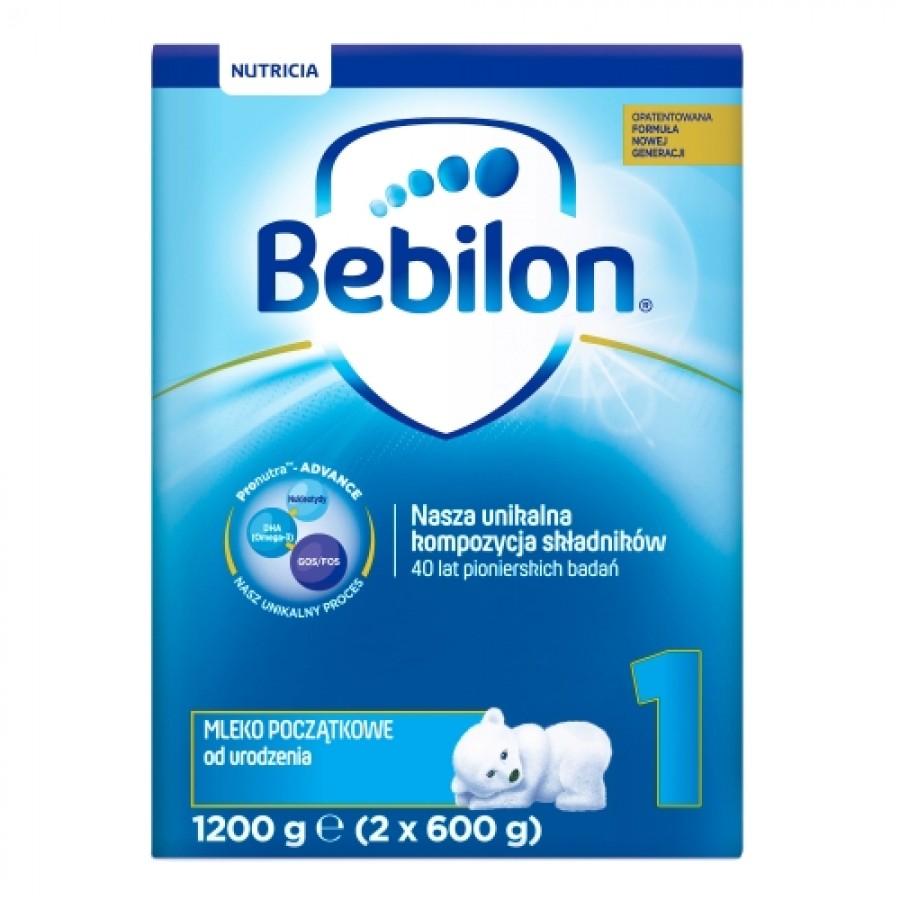 BEBILON 1 Pronutra-Advance Mleko modyfikowane, początkowe - 6x1200 g - obrazek 2 - Apteka internetowa Melissa