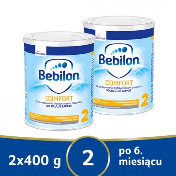 BEBILON 2 COMFORT PROEXPERT Mleko modyfikowane w proszku - 2x400 g - cena, opinie, wskazania  - obrazek 1 - Apteka internetowa Melissa