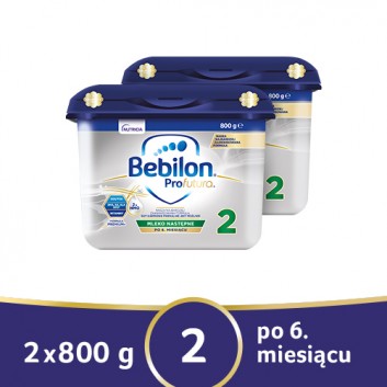 BEBILON 2 PROFUTURA Mleko modyfikowane w proszku - 2x800g - cena, opinie, właściwości  - obrazek 1 - Apteka internetowa Melissa
