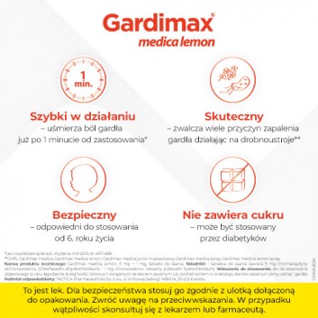 GARDIMAX MEDICA Lemon - 24 tabl. - obrazek 3