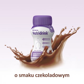 NUTRIDRINK O smaku czekoladowym - 24x125 ml. Żywienie medyczne, cena, opinie, skład - obrazek 2 - Apteka internetowa Melissa