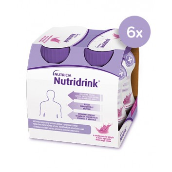 NUTRIDRINK O smaku owoców leśnych, żywienie medyczne, 24 x 125 ml