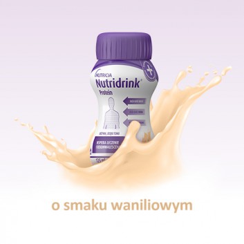 NUTRIDRINK PROTEIN Wanilia, dla pacjentów onkologicznych, 24 x 125 ml  - obrazek 2 - Apteka internetowa Melissa