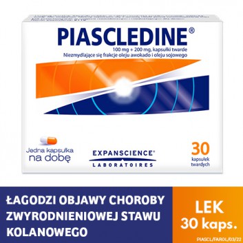 PIASCLEDINE 300 mg - 30 kaps. - na choroby zwyrodnieniowe stawów - cena, opinie, dawkowanie - obrazek 2 - Apteka internetowa Melissa