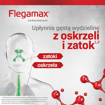 FLEGAMAX 50 mg/ml - 120 ml syrop na kaszel - opinie, stosowanie, ulotka - obrazek 3 - Apteka internetowa Melissa