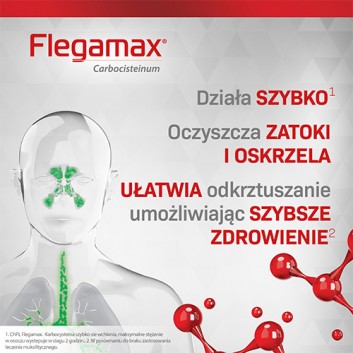 FLEGAMAX 50 mg/ml - 120 ml syrop na kaszel - opinie, stosowanie, ulotka - obrazek 6 - Apteka internetowa Melissa