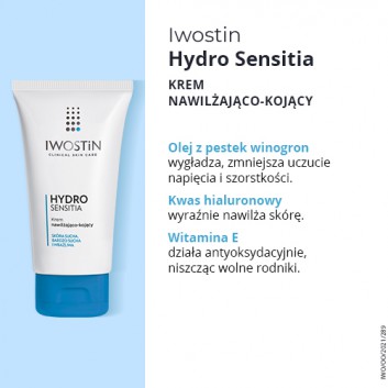 IWOSTIN HYDRO SENSITIA Krem nawilżająco-kojący - 150 ml - obrazek 3 - Apteka internetowa Melissa