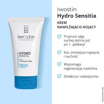 IWOSTIN HYDRO SENSITIA Krem nawilżająco-kojący - 150 ml - obrazek 4 - Apteka internetowa Melissa