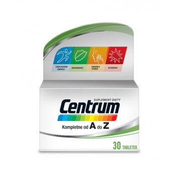 CENTRUM A-Z Multiefekt, 30 tabletek - obrazek 1 - Apteka internetowa Melissa