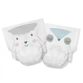 Kit and Kin, Biodegradowalne Pieluszki Jednorazowe 1 Mini 2-5 kg, 38 sztuk - obrazek 2