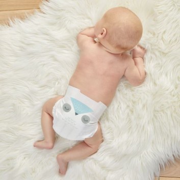 Kit and Kin, Biodegradowalne Pieluszki Jednorazowe 1 Mini 2-5 kg, 38 sztuk - obrazek 3
