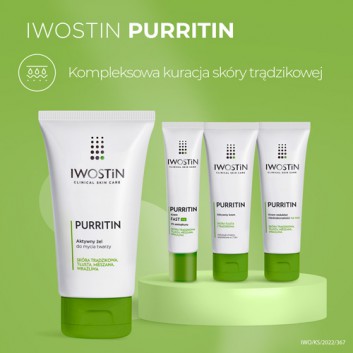 IWOSTIN PURRITIN Żel do mycia twarzy - 150 ml - cena, opinie, skład - obrazek 6 - Apteka internetowa Melissa