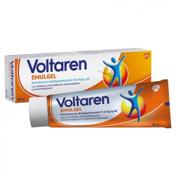 VOLTAREN EMULGEL 1%, żel przeciwbólowy i przeciwzapalny, 50 g - obrazek 2 - Apteka internetowa Melissa