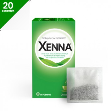 XENNA FIX Herbatka na zaparcia - 20 szt. - obrazek 1 - Apteka internetowa Melissa
