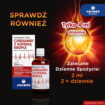 CARDIAMID Z KOFEINĄ Smak cytrusowy, 8 pastylek - obrazek 6