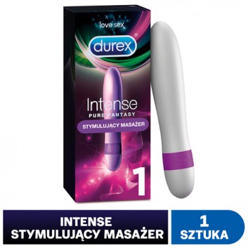 Durex Intense Pure Fantasy, stymulujący masażer, wodoodporny - obrazek 1 - Apteka internetowa Melissa