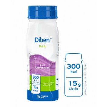 DIBEN DRINK O smaku owoców leśnych, 4 x 200 ml - obrazek 2