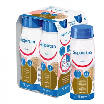 SUPPORTAN DRINK O smaku cappuccino, 4 x 200 ml - obrazek 1 - Apteka internetowa Melissa