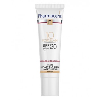 PHARMACERIS F Fluid kryjący dla skóry naczynkowej SPF20 10 porcelain - 30 ml - obrazek 1 - Apteka internetowa Melissa