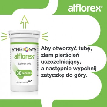 Symbiosys alflorex probiotyk, kapsułki, 30 sztuk  - obrazek 3