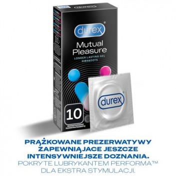 Durex Mutual Pleasure prezerwatywy 10 sztuk - obrazek 3