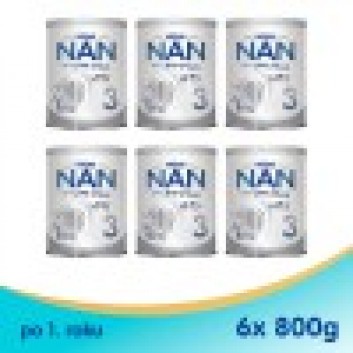 Nestle NAN OPTIPRO Plus 3 Mleko modyfikowane junior dla dzieci po 1. roku - 6 x 800 g (puszka) - obrazek 2