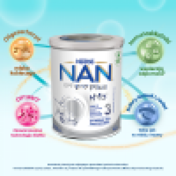 Nestle NAN OPTIPRO Plus 3 Mleko modyfikowane junior dla dzieci po 1. roku - 6 x 800 g (puszka) - obrazek 3