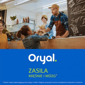 ORYAL Elektrolity o smaku limonkowo-cytrynowym - 20 tabl. musujących - obrazek 3