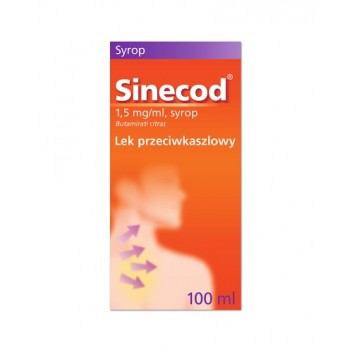 SINECOD Syrop na kaszel - 100 ml - obrazek 1 - Apteka internetowa Melissa