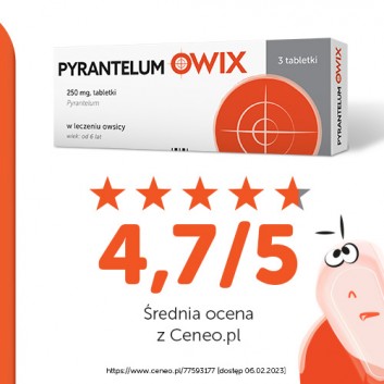 Pyrantelum OWIX, na owsiki, 3 tabletki - obrazek 2 - Apteka internetowa Melissa