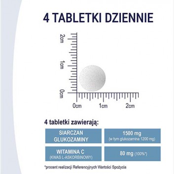 NATURELL Glukozamina + C, na stawy, 100 tabl., cena, opinie, właściwości - obrazek 5