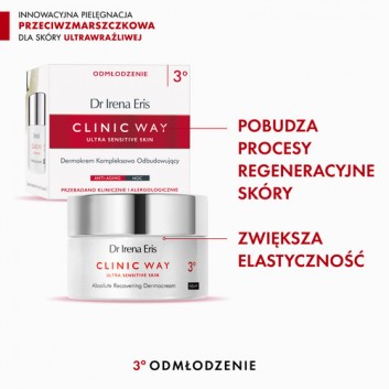 DR IRENA ERIS CLINIC WAY Odmłodzenie fitohormonalne 3° 50+ na noc - 50 ml  - obrazek 3