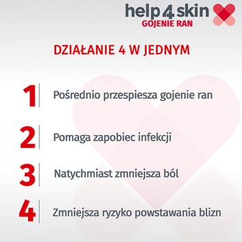 Help4Skin Gojenie Ran, żel hydrokoloidowy, 20 g, tuba - obrazek 4