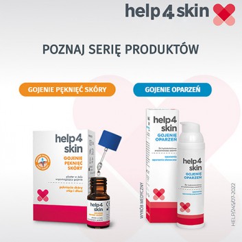 Help4Skin Gojenie Ran, żel hydrokoloidowy, 20 g, tuba - obrazek 7