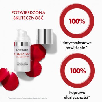 Dr Irena Eris Clinic Way, dermokrem pod oczy intensywnie liftingujący 3°+ 4°, 15 ml - obrazek 2