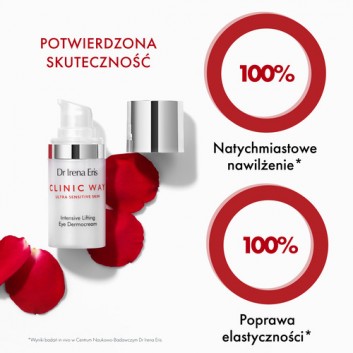 Dr Irena Eris Clinic Way Dermokrem pod oczy intensywnie liftingujący 3°+ 4° - 15 ml - cena, opinie, wskazania - obrazek 2 - Apteka internetowa Melissa