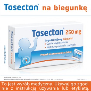 Tasectan 250 mg, 20 saszetek - obrazek 2 - Apteka internetowa Melissa