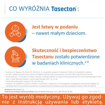 Tasectan 250 mg, 20 saszetek - obrazek 4 - Apteka internetowa Melissa