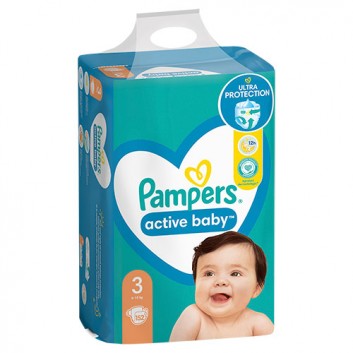 Pampers Pieluchy Active Baby rozmiar 3, 152 sztuki pieluszek - cena, opinie, właściwości - obrazek 7 - Apteka internetowa Melissa