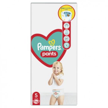 Pampers Pants Pieluchomajtki rozmiar 5, 12-17 kg, 96 sztuk - obrazek 6 - Apteka internetowa Melissa