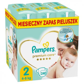 Pampers Premium Care 2, 240 sztuk pieluszek  - obrazek 3 - Apteka internetowa Melissa